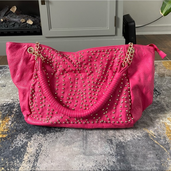 Pink and golden details tote bag 💖 - Picture 10 of 16